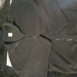 Victoria Secrets Pink Fleece Black Like New !! SIZE XL